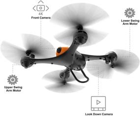 img 1 attached to 🚁 LMRC LM06 FPV Drone with 1080P HD Camera - Ideal for Adults and Kids, 2 Modular Batteries, RC Quadcopter Drones with Dual Camera Setup, Optical Flow, Altitude Hold, Headless Mode, One Key Take Off/Landing, and WiFi Live Video Streaming