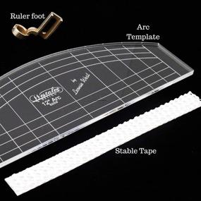 img 2 attached to 🧵 Улучшите свой опыт шитья с набором Westalee Sew Steady Ruler Foot Starter Package High Shank Special