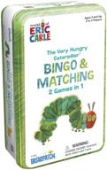 🐛 the very hungry caterpillar matching &amp; bingo 2-in-1 educational card game tin by university games - product code 01284 логотип