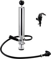 🍺 ferroday 8-inch heavy duty d-system keg pump for us sankey keg - perfect party pump, picnic tap, or kegerator accessory - easy to use, durable lock, high-quality draft beer keg pump logo