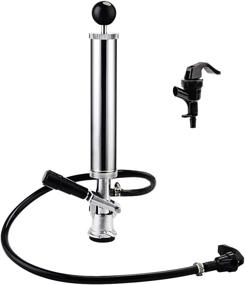 img 4 attached to 🍺 FERRODAY 8-inch Heavy Duty D-System Keg Pump for US Sankey Keg - Perfect Party Pump, Picnic Tap, or Kegerator Accessory - Easy to Use, Durable Lock, High-Quality Draft Beer Keg Pump