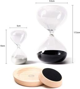 img 3 attached to ⏳ OrgaNice Hourglass Sand Timer Set - Boost Productivity, Achieve Goals, and Manage Time Effectively with 30 Minute & 5 Minute Timers - Stay Focused, Enhance Efficiency, and Improve Time Management - [Gift-Ready Packaging Included]