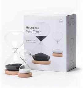 img 2 attached to ⏳ OrgaNice Hourglass Sand Timer Set - Boost Productivity, Achieve Goals, and Manage Time Effectively with 30 Minute & 5 Minute Timers - Stay Focused, Enhance Efficiency, and Improve Time Management - [Gift-Ready Packaging Included]