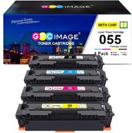 🖨️ gpc image compatible toner cartridge replacement for canon 055 crg-055 - high-quality printing solution for color imageclass mf741cdw mf743cdw mf745cdw mf746cdw lbp664cdw printers (black,cyan,magenta,yellow) logo