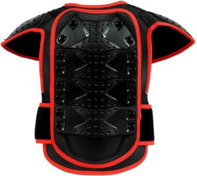 img 1 attached to 🔒 Protective Body Chest Spine Vest for Kids Dirt Bike Motocross Skiing Snowboarding - BARHAR