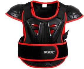 img 2 attached to 🔒 Protective Body Chest Spine Vest for Kids Dirt Bike Motocross Skiing Snowboarding - BARHAR