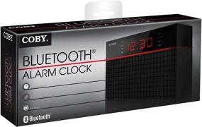 img 1 attached to Coby CRABT 100 BLK Bluetooth Alarm Clock