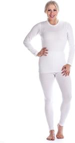 img 3 attached to Womens Extreme Waffle Thermal Bottom Women's Clothing