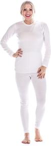 img 2 attached to Womens Extreme Waffle Thermal Bottom Women's Clothing