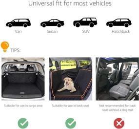 img 3 attached to Convenient and Secure Amazon Basics Adjustable Dog Car Barrier - 12-Inch, Black