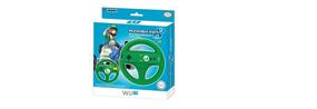 img 1 attached to 🎮 HORI Mario Kart 8 Racing Wheel for Nintendo Wii U (Luigi Edition)