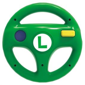 img 2 attached to 🎮 HORI Mario Kart 8 Racing Wheel for Nintendo Wii U (Luigi Edition)