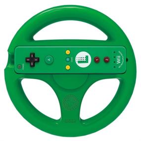 img 3 attached to 🎮 HORI Mario Kart 8 Racing Wheel for Nintendo Wii U (Luigi Edition)