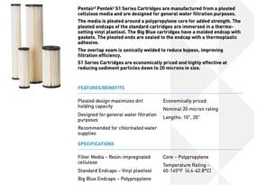 img 1 attached to 🚰 Pentek S1 BB Pleated Filter Micron: Enhancing Water Filtration Efficiency