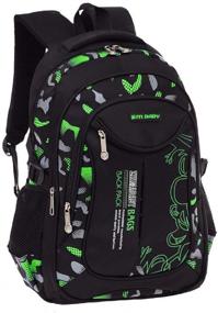 img 4 attached to Camo Print Backpack Primary Camouflage Schoolbag Backpacks and Kids' Backpacks