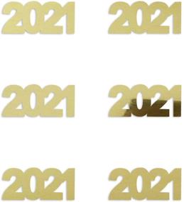 img 1 attached to Confetti Year 2021 Gold Retail