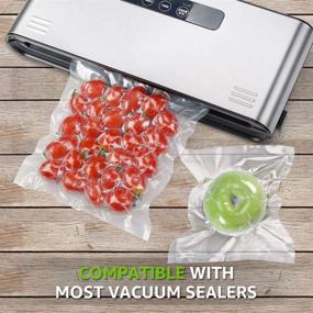 img 1 attached to BoxLegend Vacuum Sealer Bags - 2 Rolls, 8''x50', Commercial Grade Food Saver Bags - BPA Free, Heavy Duty - Ideal for Vacuum Storage, Meal Prep, Sous Vide