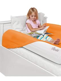 img 4 attached to The Shrunks Inflatable Kids Bed Rails: Portable Safety Guard Side Bumpers 2 Pack for Children 🌈 and Adult Beds - Ideal for Home or Travel, Ensuring Safe and Comfortable Sleep for Your Child