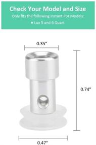 img 3 attached to ⚙️ Float Valve Replacement - Instant Pot Lux 5, 6 Quart Qt - High-Quality Parts, Includes 3 Sealer Gasket Seals