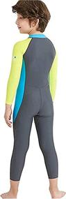img 1 attached to 👙 UPF 50+ UV Sun Protective Full Body One-Piece Swimsuit for Kids, Ideal for Beach and Water Sports, Quick Dry