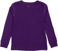 👕 leveret kids & toddler t-shirt: long sleeve 100% cotton, variety of colors (2-14 years) логотип