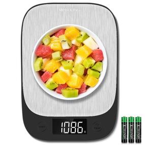 img 4 attached to 🍽️ High Precision MPBEKING Digital Food Scale with Backlit LCD Display, Kitchen Scale for Weight Loss, Cooking, Baking - Weighs in Grams and Ounces, Multifunctional 3g/0.1oz Scales made of 304 Stainless Steel