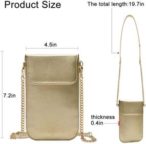 img 1 attached to COCASES Shoulder Adjustable Crossbody Leather Cell Phones & Accessories