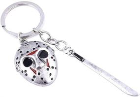 img 1 attached to 🔑 Stylish Universe Fandoms Original Voorhees Keychain: A Must-Have Accessory for Fans