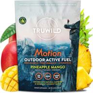 🍍 truwild motion: power up with all-natural pre workout powder for men and women - plant-based, vegan, and keto-friendly energy drink supplement - bursting with pineapple mango flavors - no crash! logo