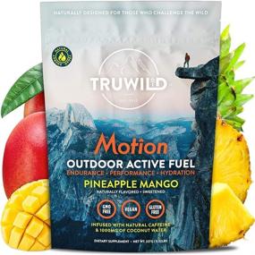 img 4 attached to 🍍 TRUWILD Motion: Power Up with All-Natural Pre Workout Powder for Men and Women - Plant-Based, Vegan, and Keto-Friendly Energy Drink Supplement - Bursting with Pineapple Mango Flavors - No Crash!