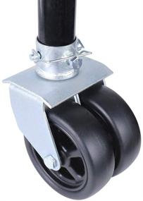 img 1 attached to 🚚 6 Inch Pin Jack Wheel – 2000lbs Capacity for Roll Trailer Parts, Ideal for Soft Ground and Compatible with Any Jack