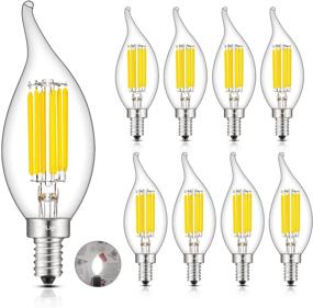 img 4 attached to 💡 Efficient CRLight 6W Dimmable LED Candelabra Bulb - 5000K Daylight White: Brightening Your Space