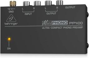 img 1 attached to 🎶 Enhance Your Sound Quality with Behringer Microphono PP400 Ultra-Compact Phono Preamp in Silver