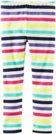 леггинсы carters single legging 258g324 stripe логотип