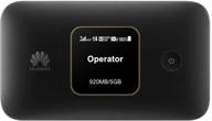 huawei e5785lh-22c 300 mbps 4g lte mobile wifi (4g lte europe, asia, middle east, africa &amp; 3g global coverage. 12-hour working time. original oem item) (black) logo