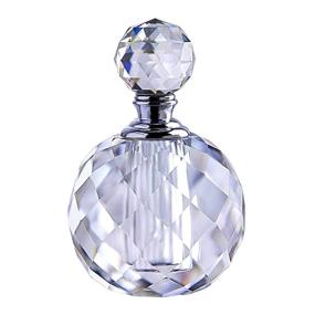 img 4 attached to 💎✨ Exquisite Crystal Vintage Perfume Bottles: A Must-Have for Refillable Travel Accessories