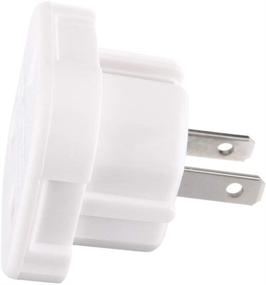 img 3 attached to 🔌 2-Pack USA Visitor Adapter Plug - Converts TYPE G Plugs: UK, Singapore, Malaysia, UAE, Ireland, Malta, Hong Kong, Dominica, Qatar, Saudi, Cambodia, Oman, Gambia, Nigeria, USb, Cyprus, etc - MG LTD