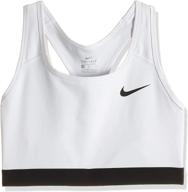 nike womens medium support padded sports & fitness and running logo