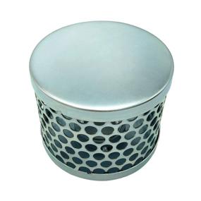 img 1 attached to Strong and Versatile Round Suction Strainers in Plated Steel