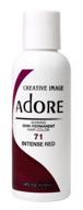 🔴 adore ad-71: intense red shining semi permanent hair colour - review & guide logo