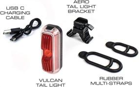 img 2 attached to 💡 Enhanced Visibility with Serfas Vulcan 130 Lumens Tail Light - TSV-130