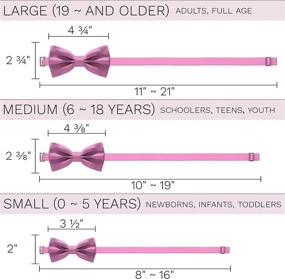 img 1 attached to 🎀 Timeless Pre-Tied Bow Tie Collection for Boys' Accessories via Bow Ties