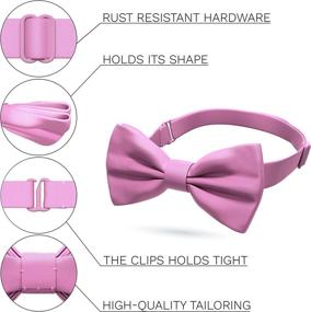 img 3 attached to 🎀 Timeless Pre-Tied Bow Tie Collection for Boys' Accessories via Bow Ties