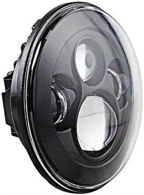 img 2 attached to 🔦 СВЕТИЛЬНИК SUNPIE 7 дюймов LED Черный: Итоговая ЛАМПА ДЛЯ ДЕНЕГ LED DAYMAKER для Harley, Jeep Wrangler JK LJ CJ LED Фара