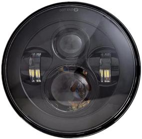 img 3 attached to 🔦 СВЕТИЛЬНИК SUNPIE 7 дюймов LED Черный: Итоговая ЛАМПА ДЛЯ ДЕНЕГ LED DAYMAKER для Harley, Jeep Wrangler JK LJ CJ LED Фара