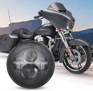 🔦 светильник sunpie 7 дюймов led черный: итоговая лампа для денег led daymaker для harley, jeep wrangler jk lj cj led фара логотип