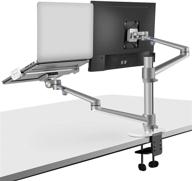 💻 enhance ergonomics with monitor adjustable mounts for single computer screens logo