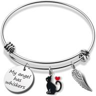 🐾 g-ahora pet memorial bracelet - my angel has whiskers - pet loss jewelry - sympathy gift for cat lovers & friends logo