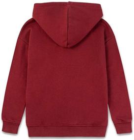 img 3 attached to Cozy and Stylish: DEESPACE Brushed Fleece Sweatshirt Kangaroo Boys' Clothing Ignites Comfort and Fashion