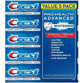 img 4 attached to 🦷 Crest Pro-Health Advanced Whitening Power Toothpaste (6.0 oz, Pack of 5): Achieve a Radiant Smile!